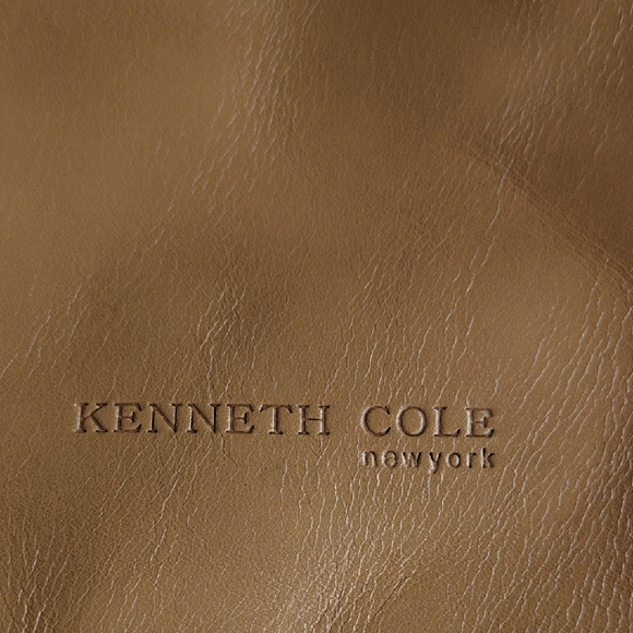 Kenneth Cole NY Tan Leather Satchel - Picture 2 of 12